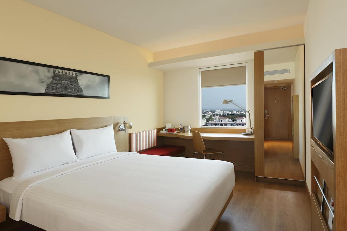Premium bedding, memory foam beds, minibar, in-room safe