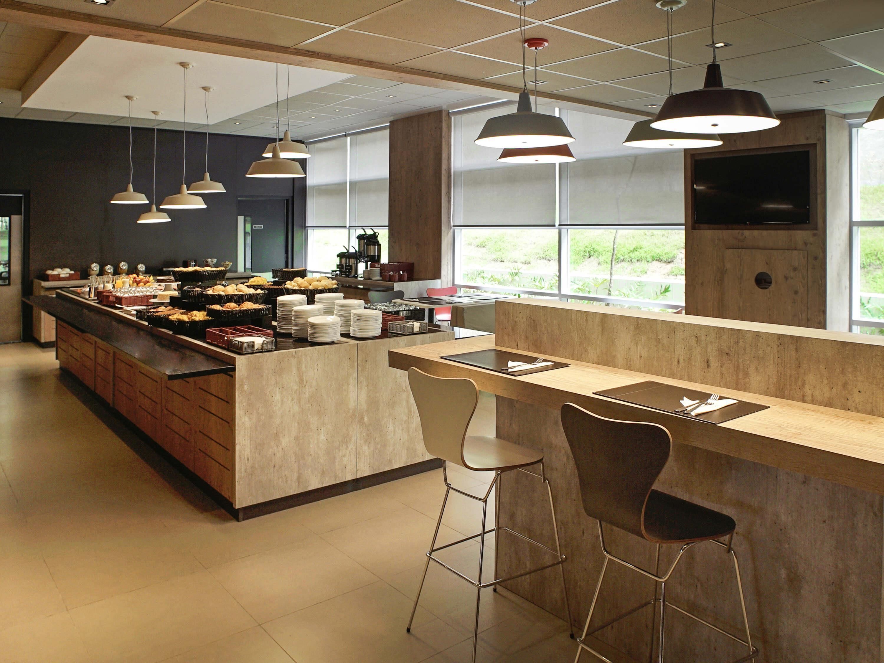 Morgenmadsbuffet hver dag (49.00 BRL pr. person)