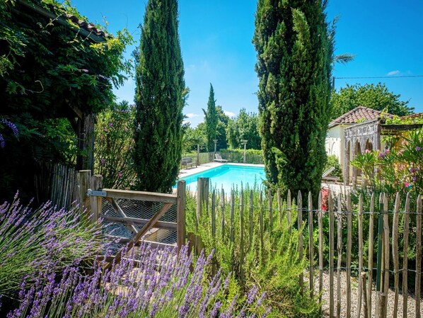 Pool - Beautiful farmhouse with private pool (Perchède)