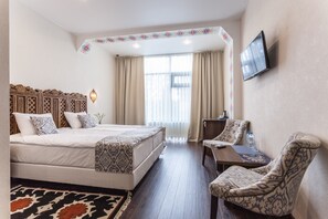 Superior-Doppel- oder -Zweibettzimmer | 1 Schlafzimmer, Zimmersafe, Verdunkelungsvorhänge, Bügeleisen/Bügelbrett