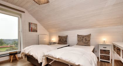 Holiday home suitable for families with sauna