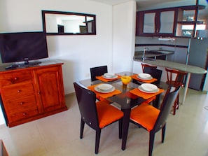 Private kitchen - Apartamentos Suiteline Plus - Cerca al Mar (Santa Marta)