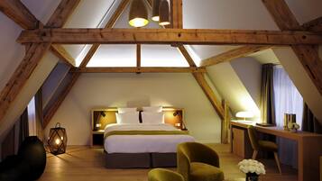 Suite, 2 lits une place, terrasse, vue vignoble (Boam) | Literie de qualité supérieure, minibar, coffres-forts dans les chambres