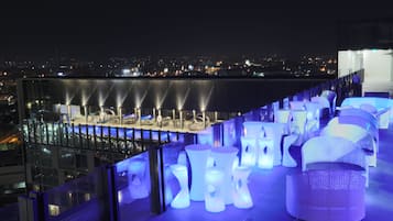 Vue depuis lâhĂ©bergement