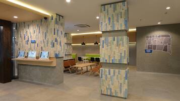 Sala de estar en el lobby