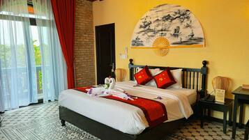 Junior Deluxe Connecting Room | Minibar, két bảo mật tại phòng, bàn