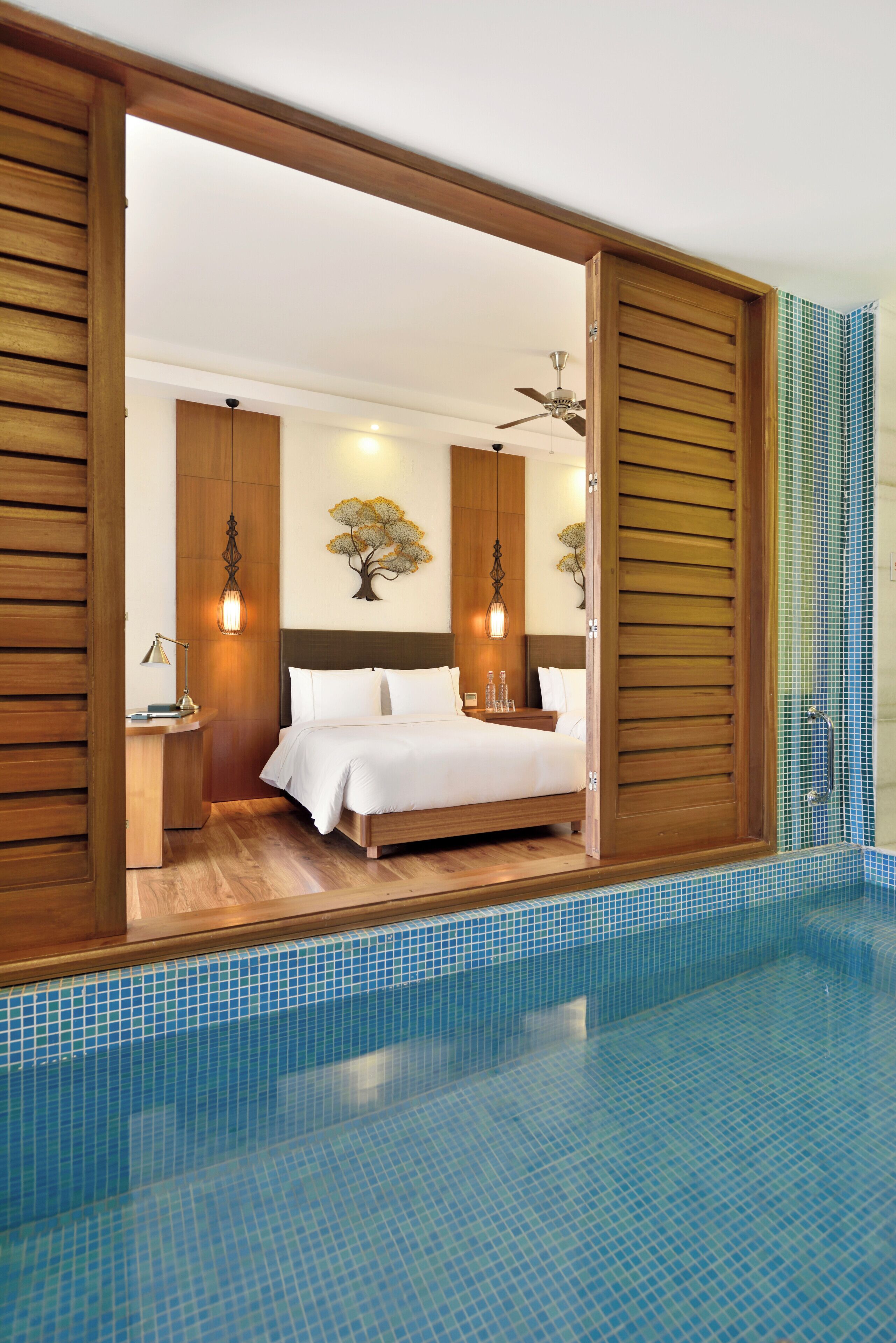 Luxury Villa, 2 Queen Beds, Smoking, Pool Access (Pool Access) | In-room safe, individually decorated, individually furnished, desk