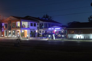 Front of property - evening/night
