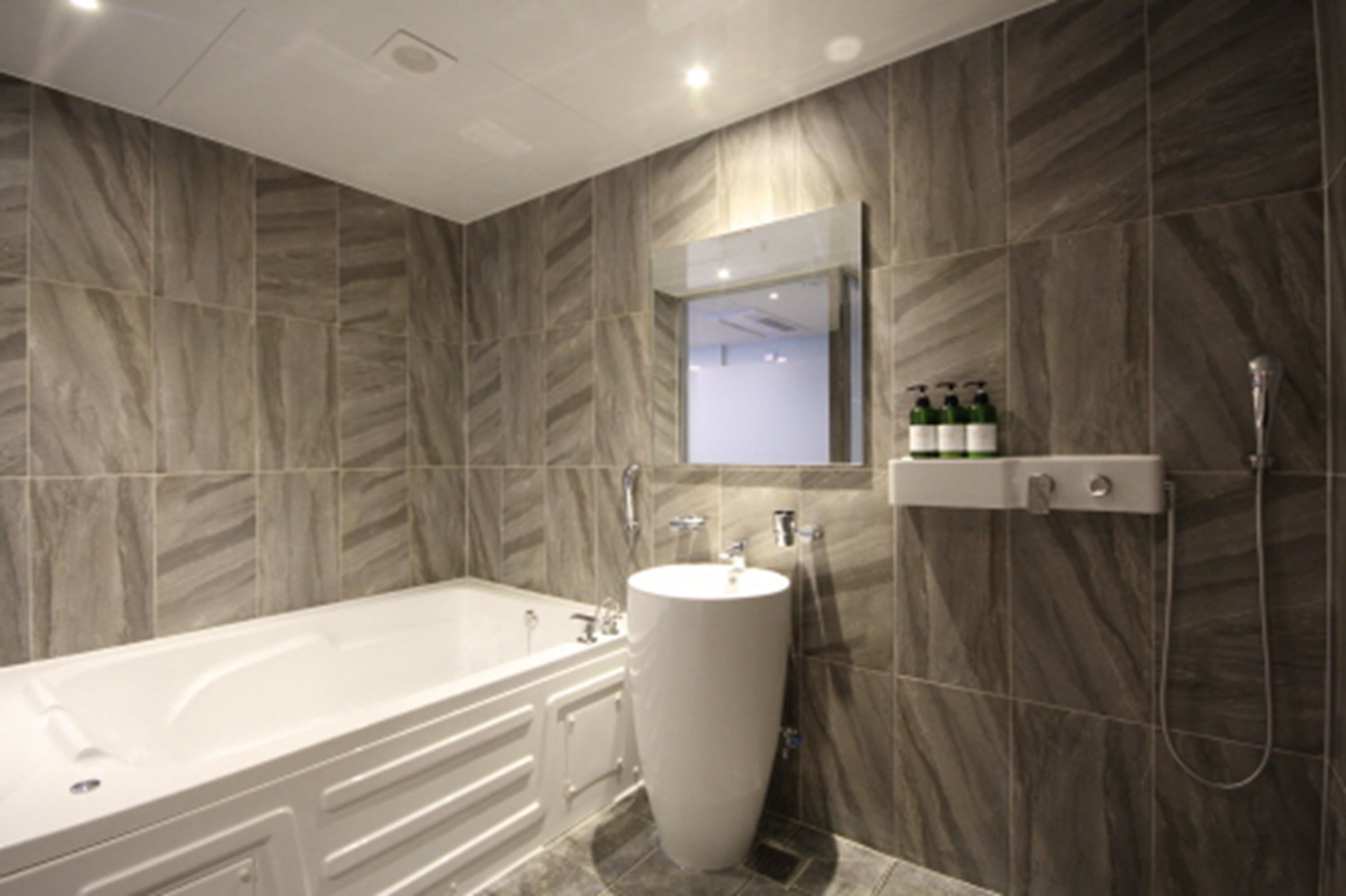 superior double room (9 pm check-in when paying onsite) | bathroom | combined shower/bathtub, jetted bath, free toiletries, hair dryer