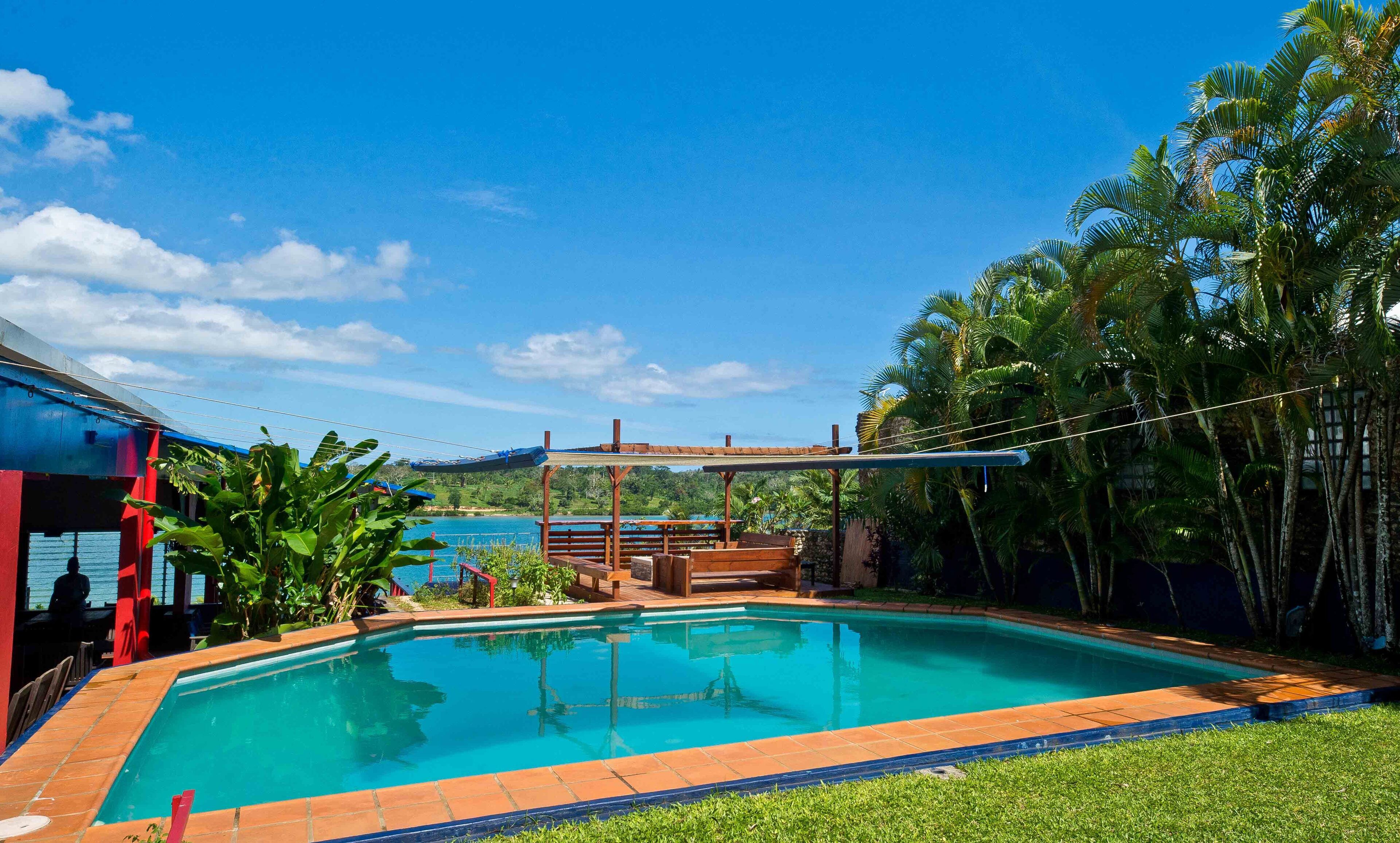 Phòng 4 Tiêu chuẩn, 1 phòng ngủ, quang cảnh hồ bơi, tầng trệt | Quang cảnh từ phòng