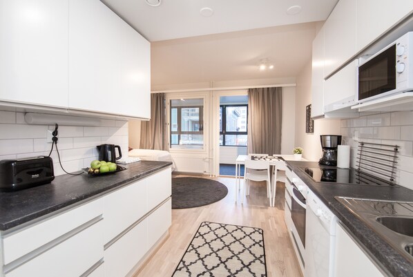 Studio, 2 Single Beds | View from room - Kotimaailma Apartments Vaasa (Vaasa)