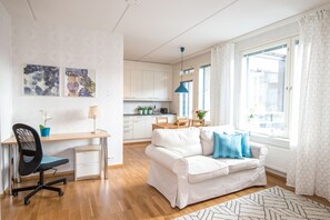 Apartment, 2 Bedrooms | Individually decorated, individually furnished, desk, laptop workspace - Kotimaailma Apartments Vaasa (Vaasa)