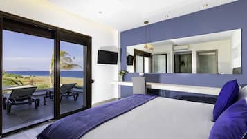 Luxury-Villa, 3 Schlafzimmer, eigener Pool, Strandnähe | Zimmersafe, individuell dekoriert, individuell eingerichtet