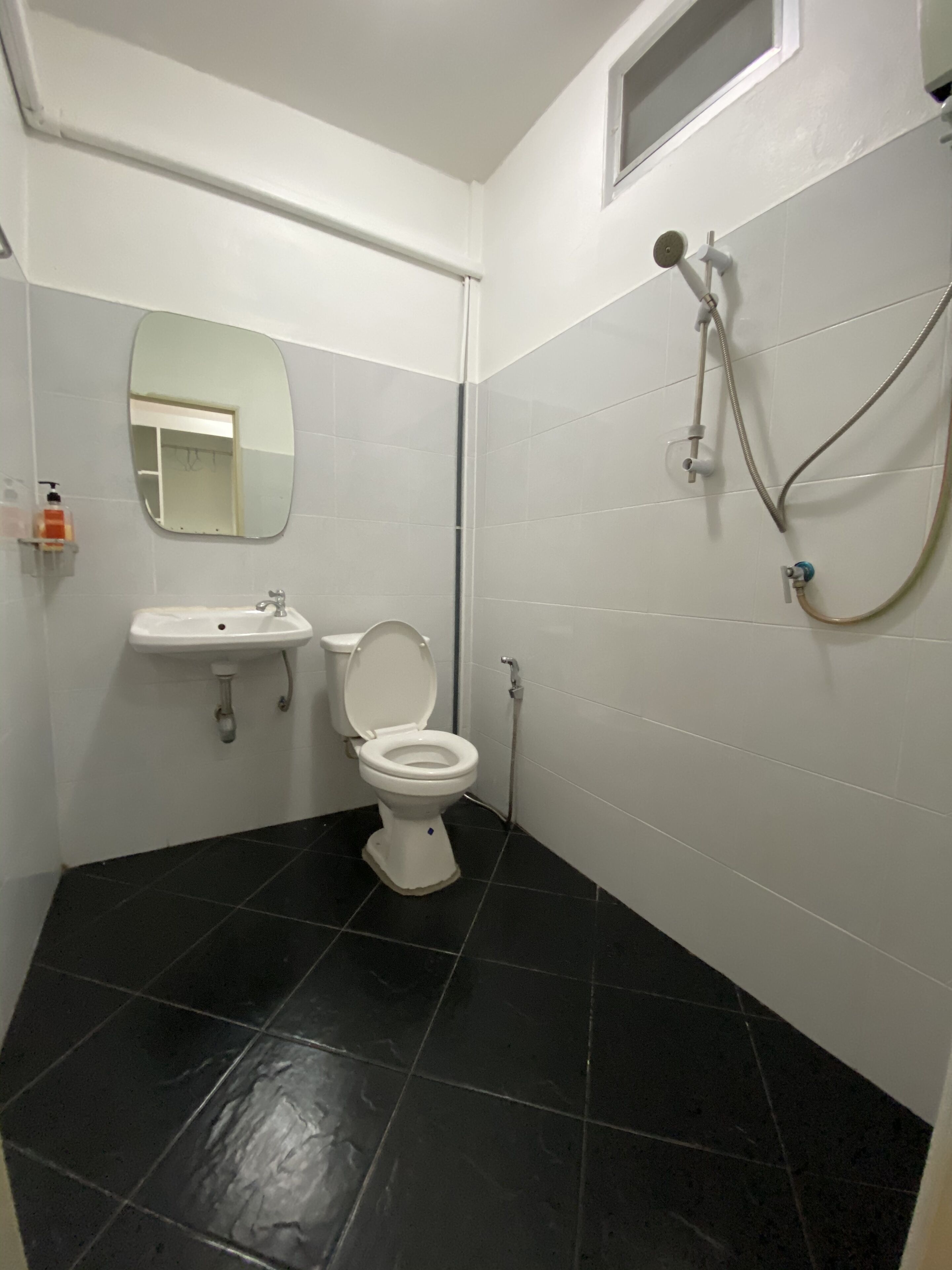 shower, free toiletries, hair dryer, slippers