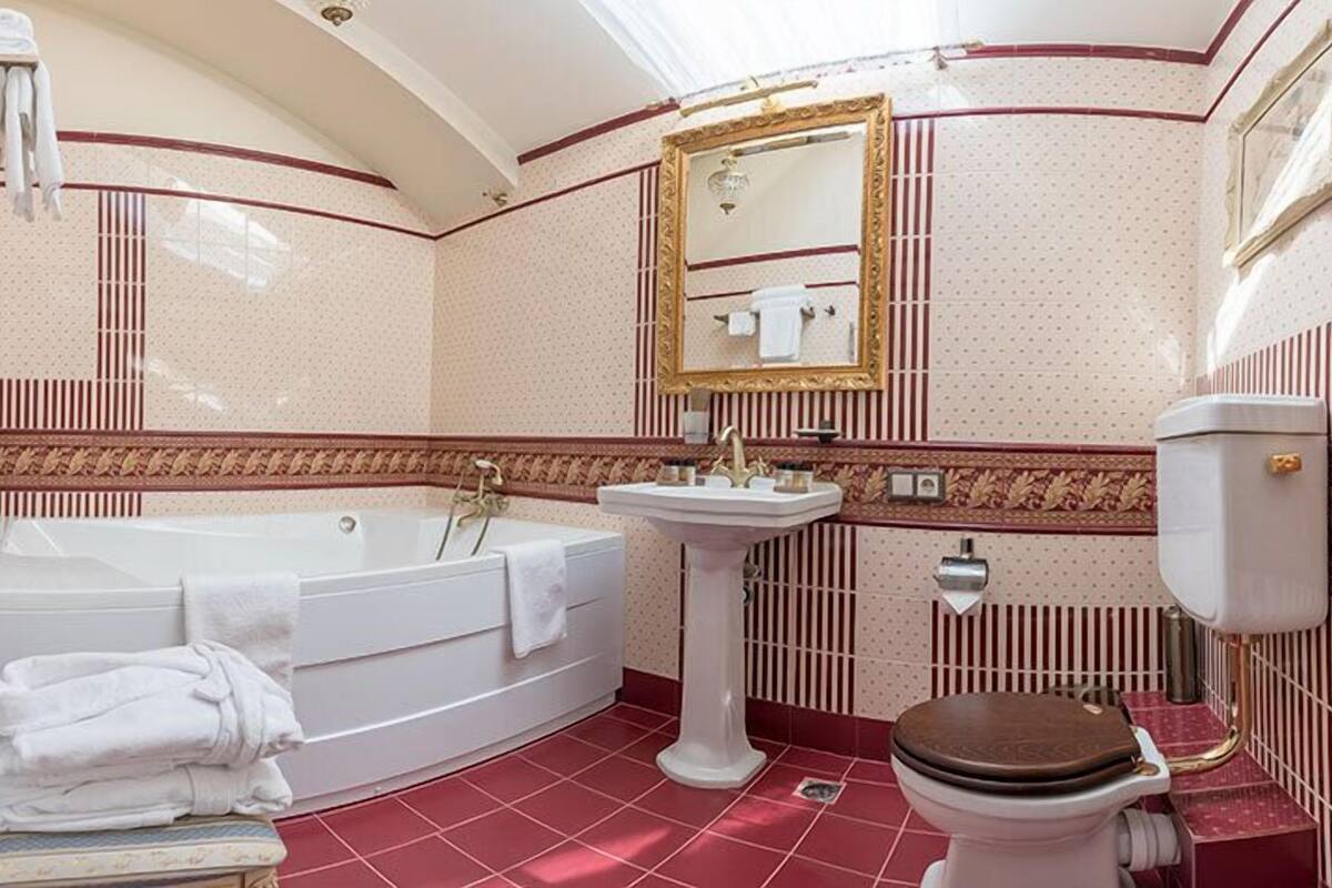 Suíte presidencial, 1 quarto | 1 quarto, roupas de cama premium, frigobar, cofres nos quartos
