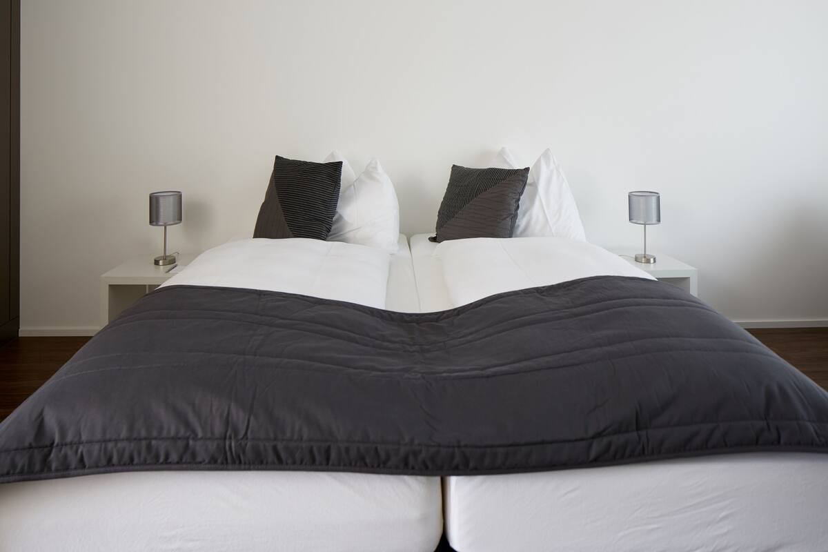 Peralatan tempat tidur hipoalergenik, gebar bulu kapas 