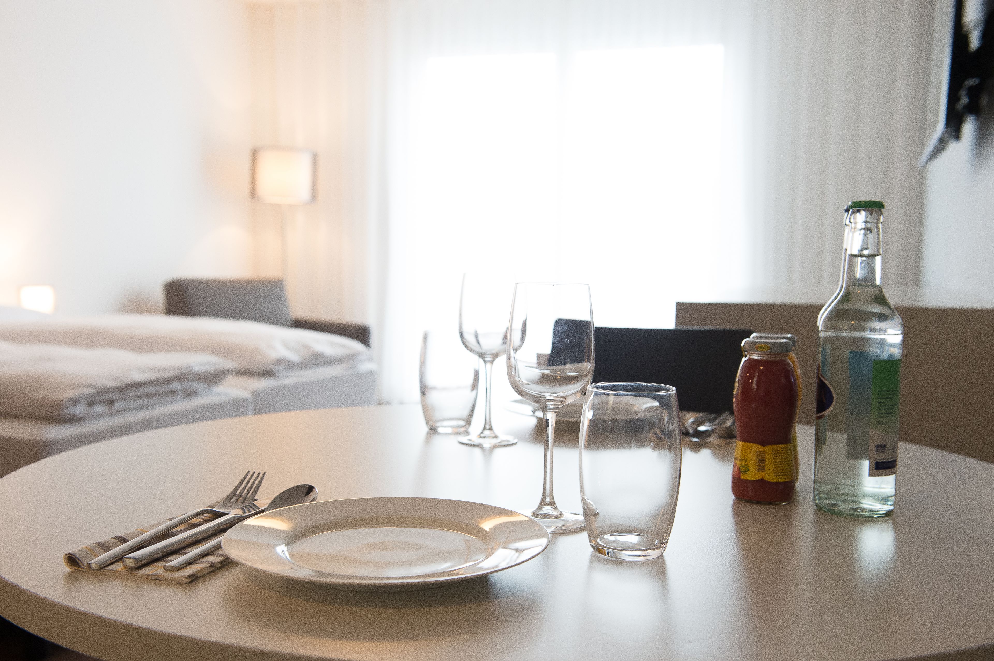 1 bedroom, hypo-allergenic bedding, down duvets, in-room safe