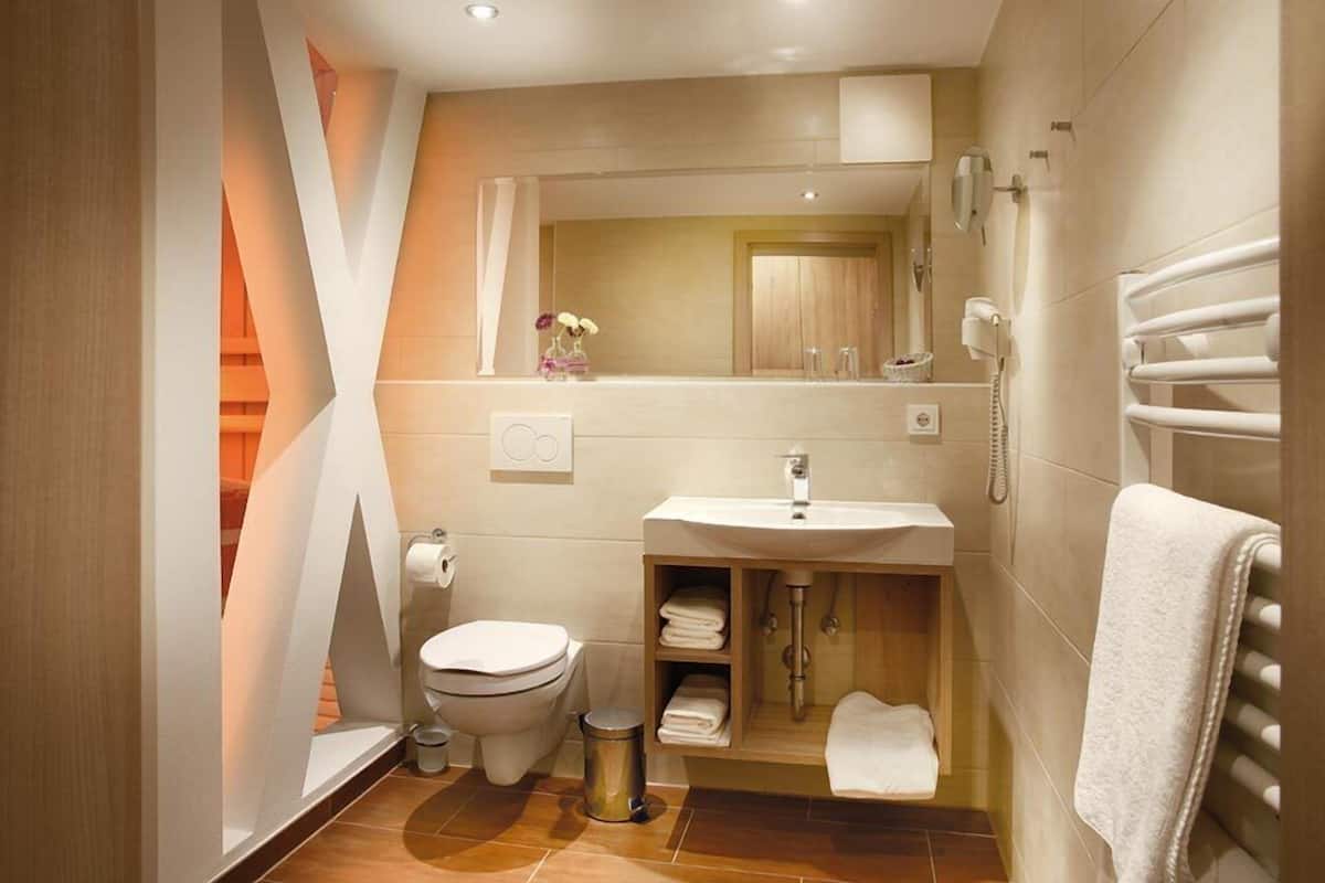 exclusive double room, sauna | bathroom | shower, rainfall showerhead, free toiletries, hair dryer