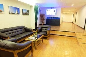 Sitteområde i lobbyen