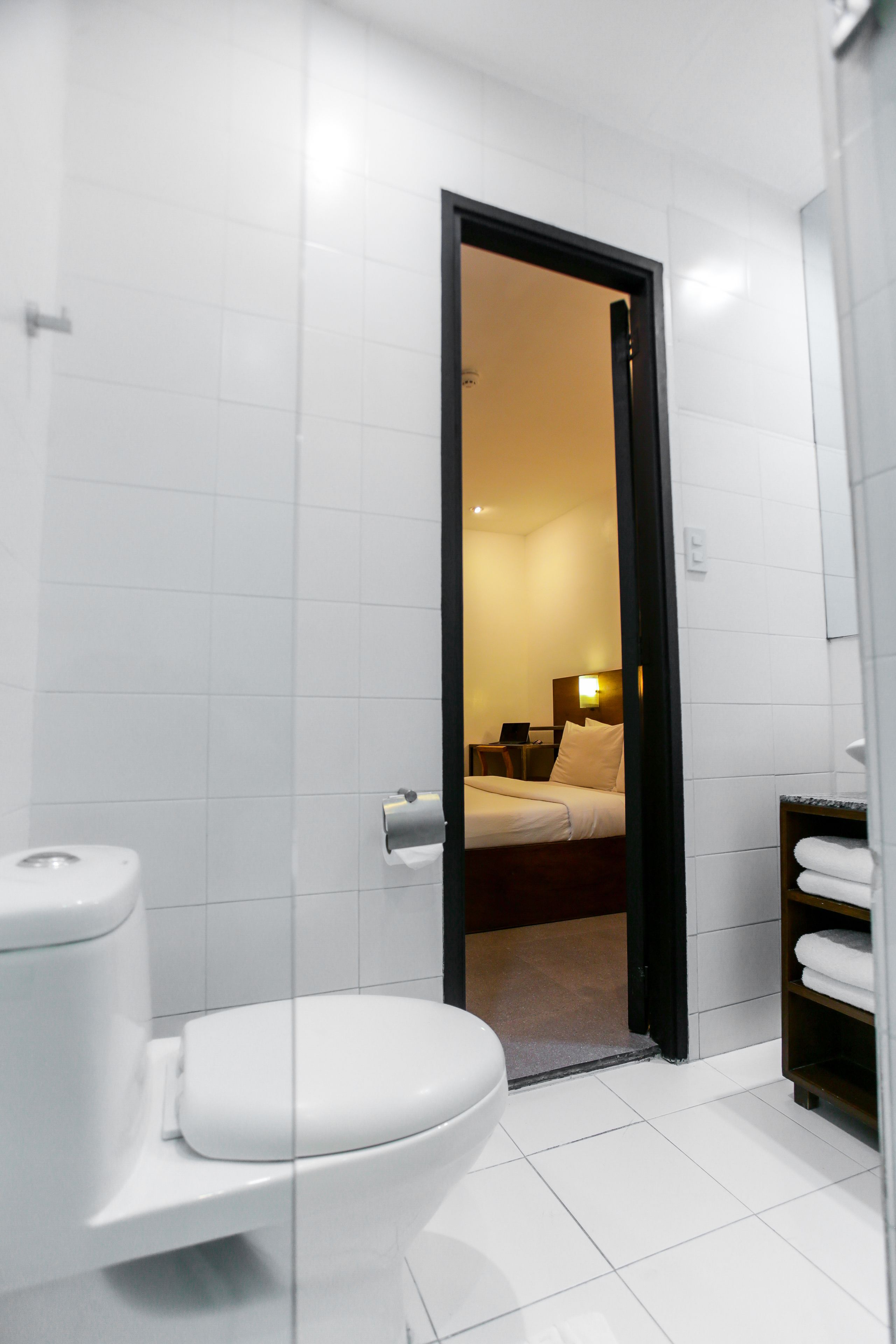 standard room  | bathroom | shower, hair dryer, towels