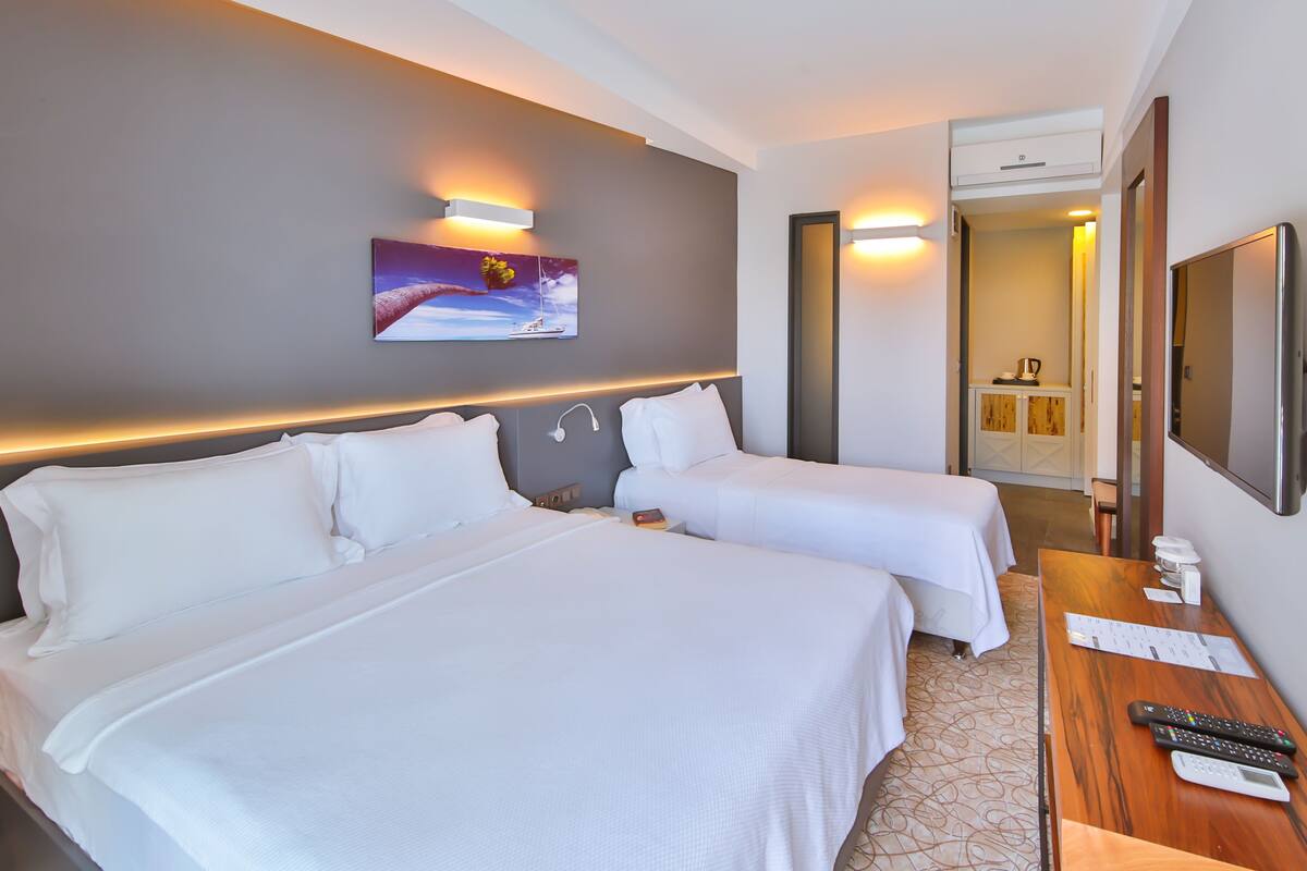 Standard Triple Room | In-room safe, desk, cribs (free), WiFi (free)