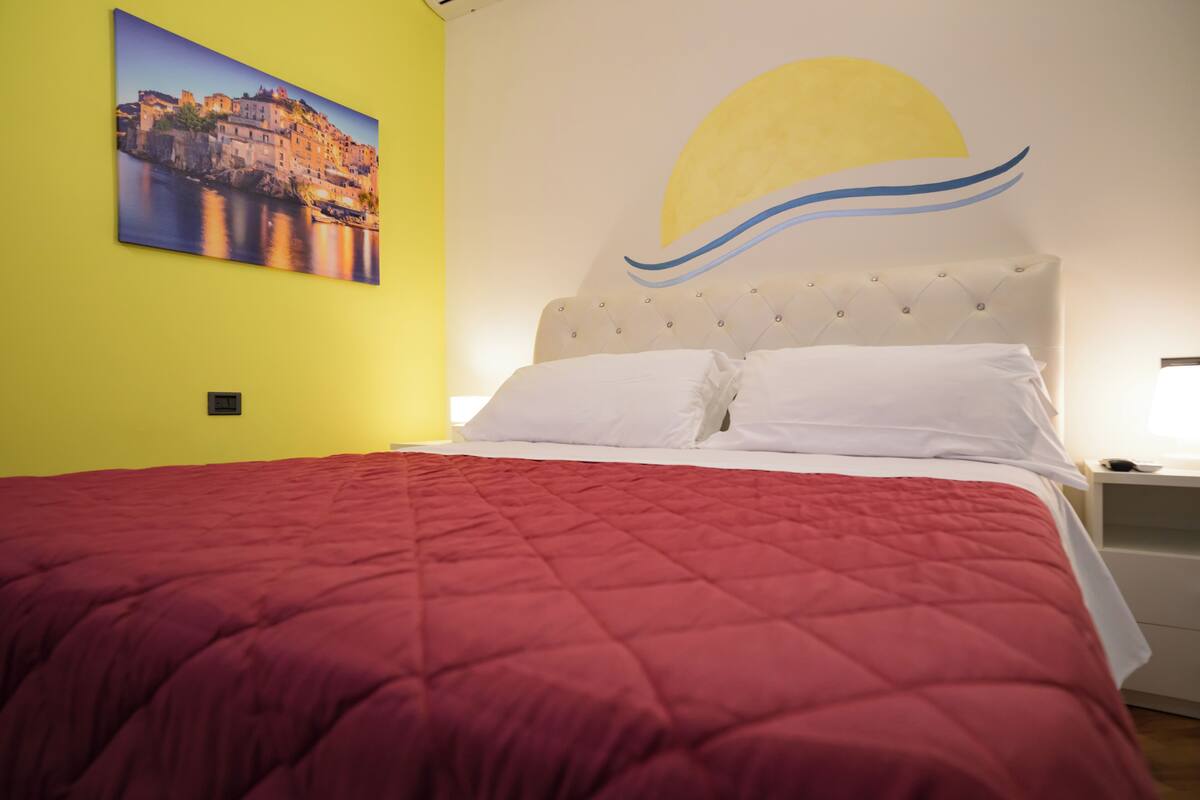 Dobbeltrom | Italienske Frette-laken, sengetøy av topp kvalitet og memory foam-senger