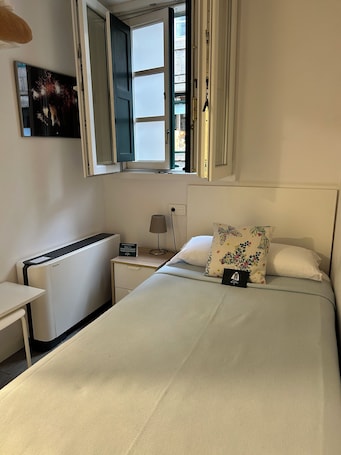 Economy Single Room Ground Level | Blackout drapes, iron/ironing board, free WiFi, bed sheets