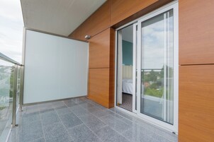 Quarto casal urbano | Terraço/pátio