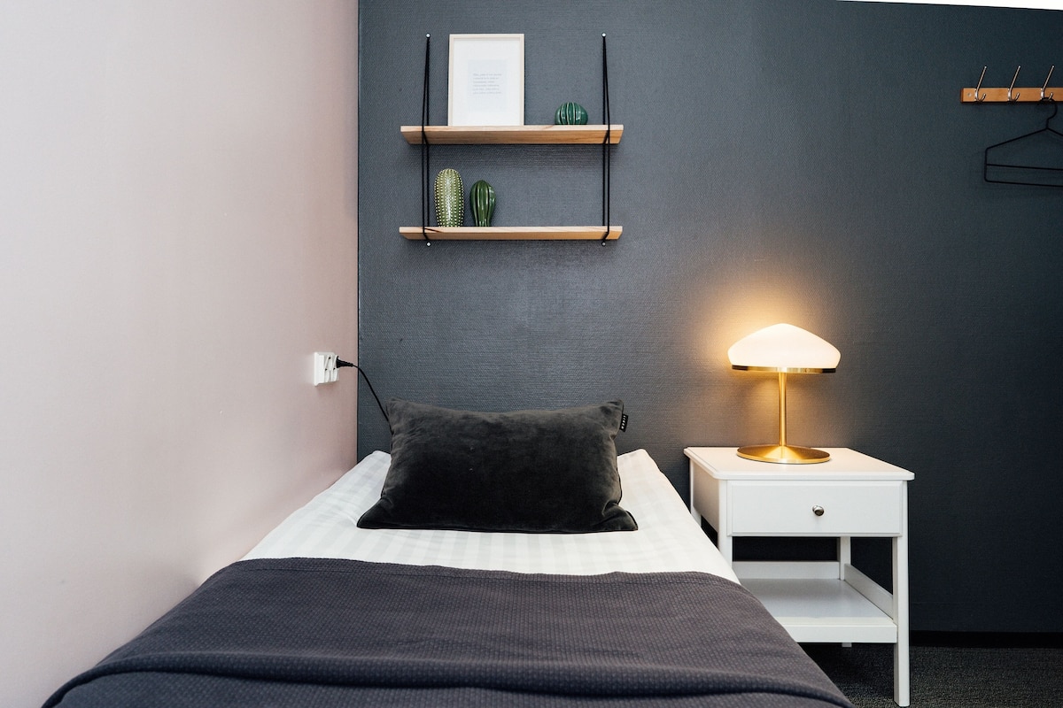 Single Room (bunker, no window) | Blackout drapes, soundproofing, free WiFi, bed sheets