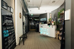 Reception - The Yard Hostel (Helsinki)