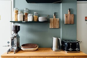 Fridge, microwave - The Yard Hostel (Helsinki)