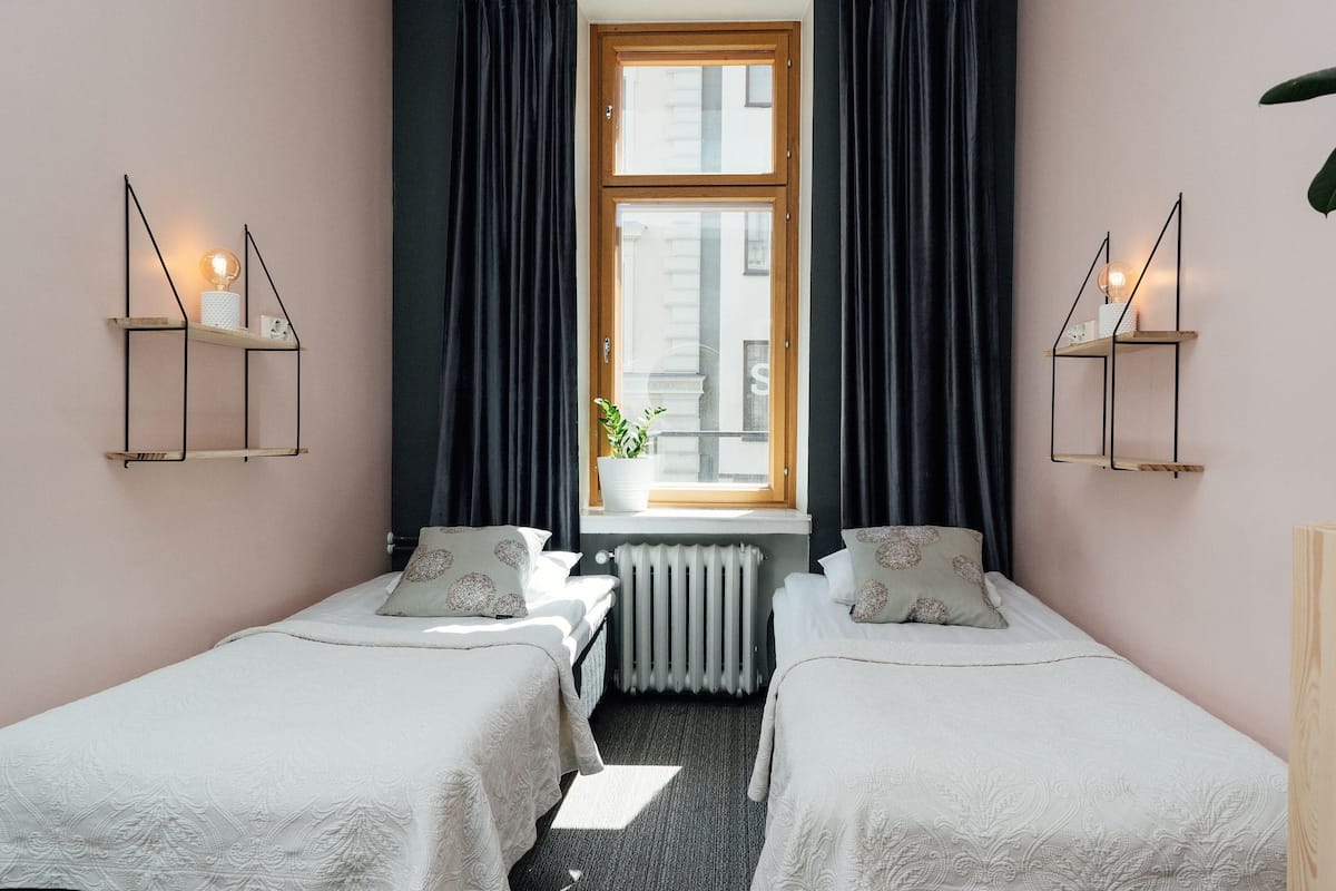 Twin Room with a window | Blackout drapes, soundproofing, free WiFi, bed sheets
