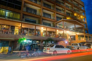 Front of property – evening/night