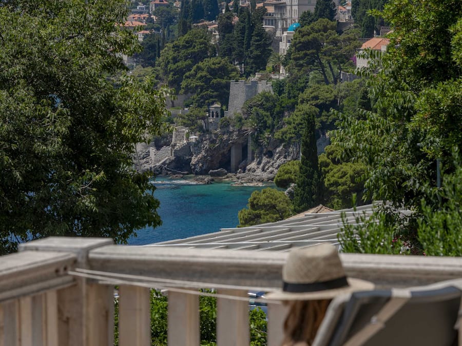 Apartment, 2 Schlafzimmer, Terrasse, Meerblick | Terrasse/Patio