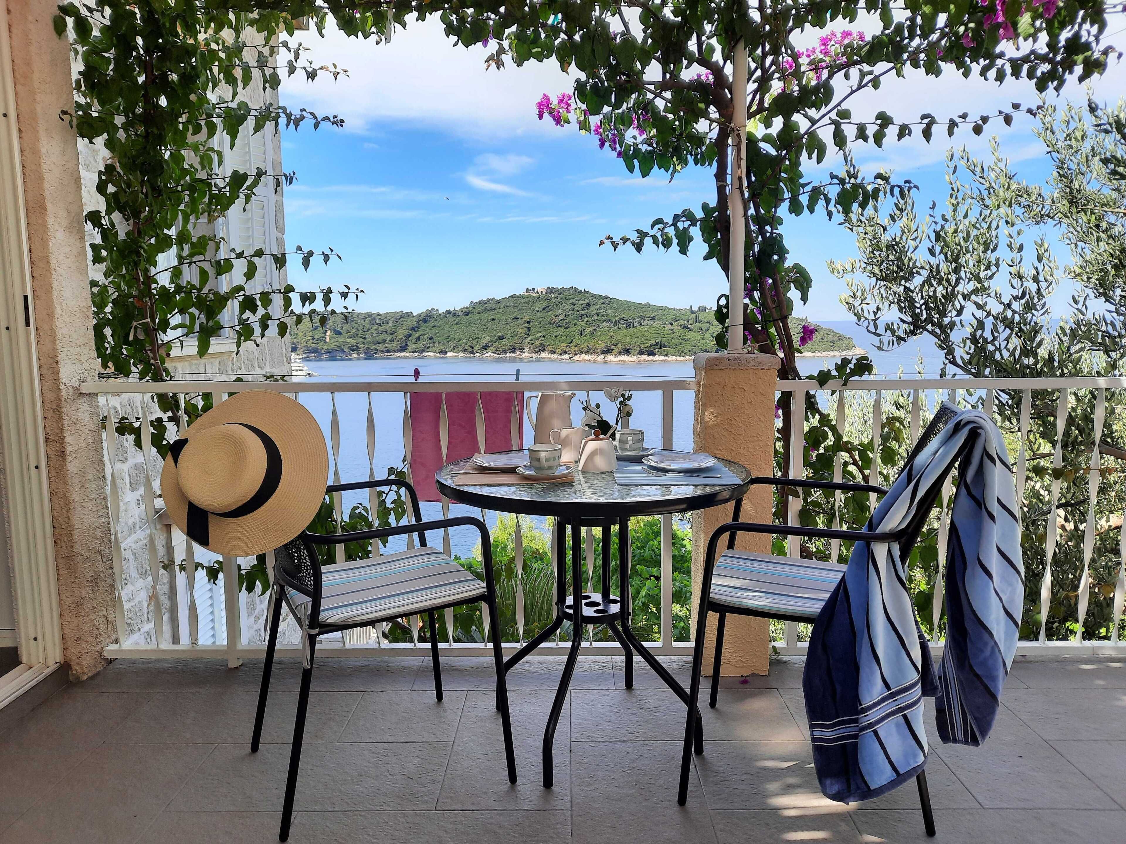 Comfort Apartment, 1 Bedroom, Terrace, Sea View | Terrace/patio