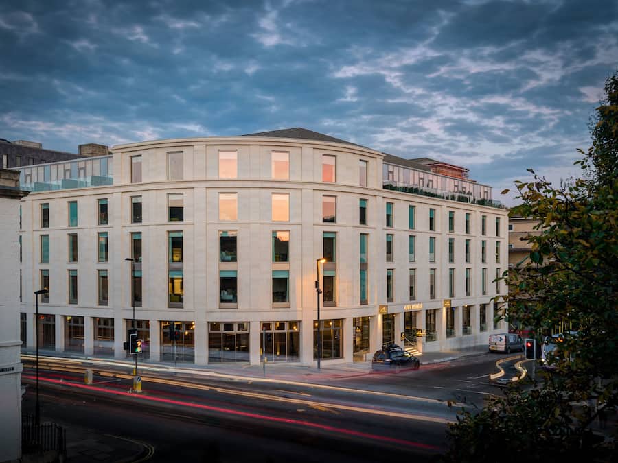 Front of property - evening/night