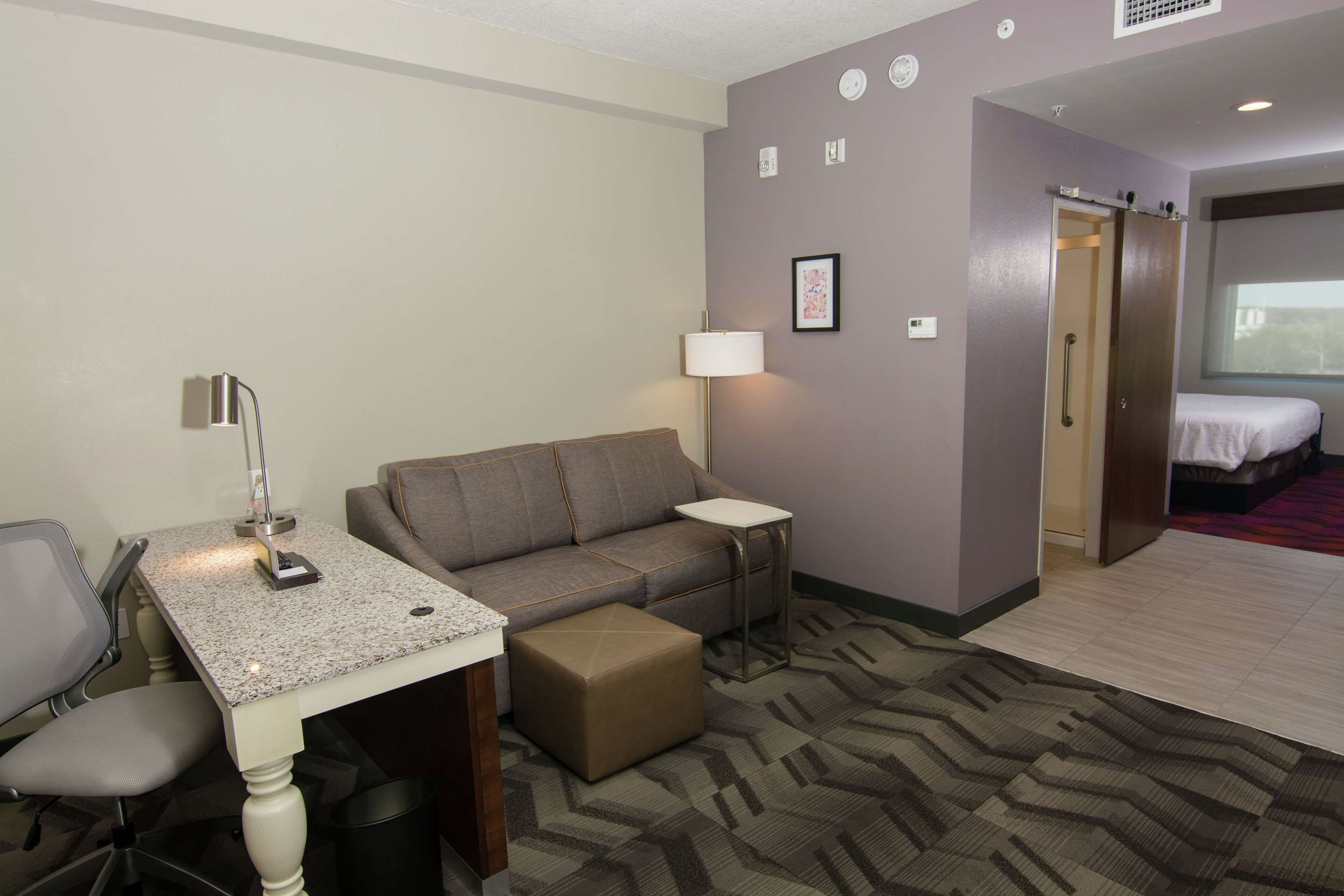 1 bedroom, premium bedding, blackout curtains, iron/ironing board