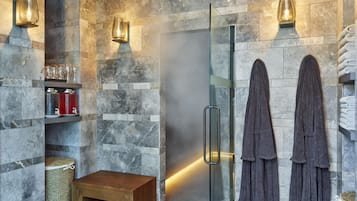 Couples treatment room(s), steam room, body treatments, aromatherapy