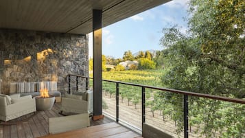 Suite, 1Â King-Bett, Blick auf den Weinberg