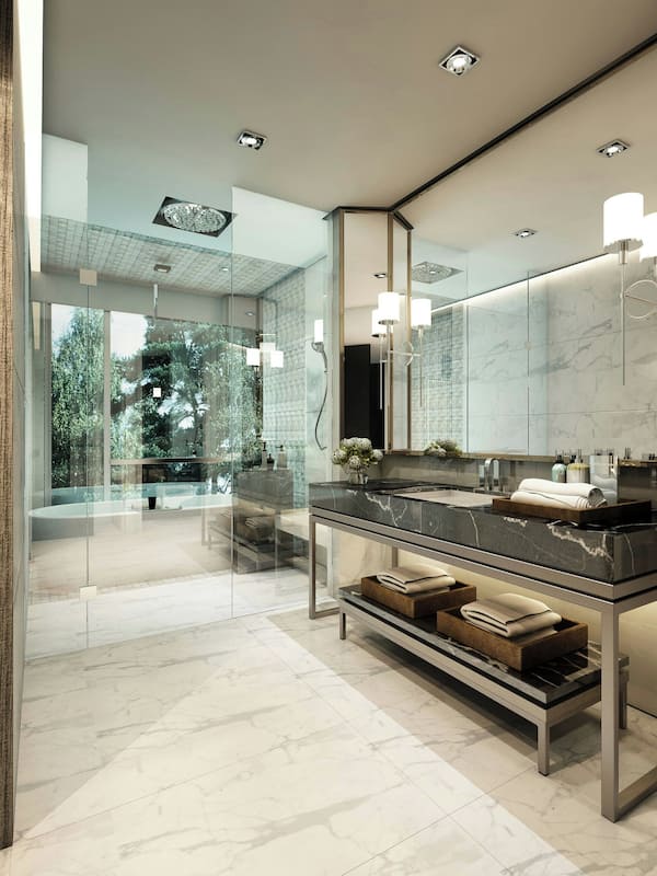 Room, 1 King Bed, Non Smoking | Bathroom | Separate tub and shower, deep soaking tub, hydromassage showerhead