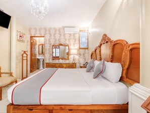 Ropa de cama de alta calidad y minibar 