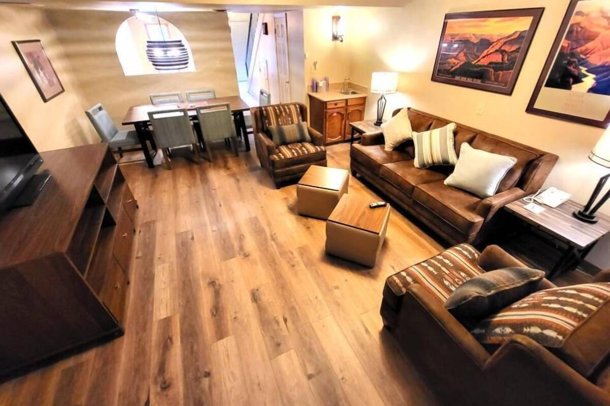 Standard Villa, 2 Bedrooms | Living area | Flat-screen TV, fireplace