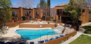 Indoor pool, seasonal outdoor pool