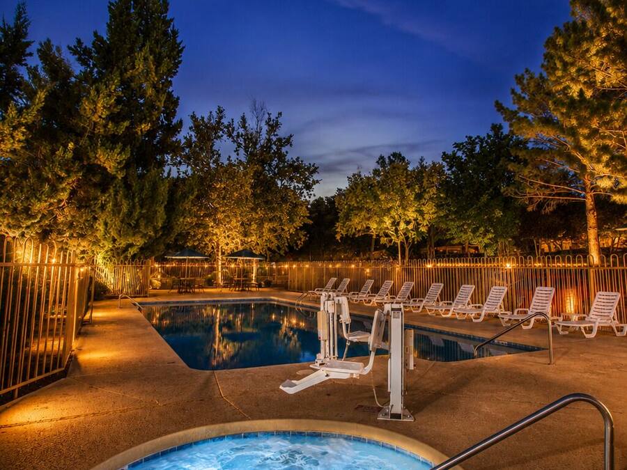 Seasonal outdoor pool