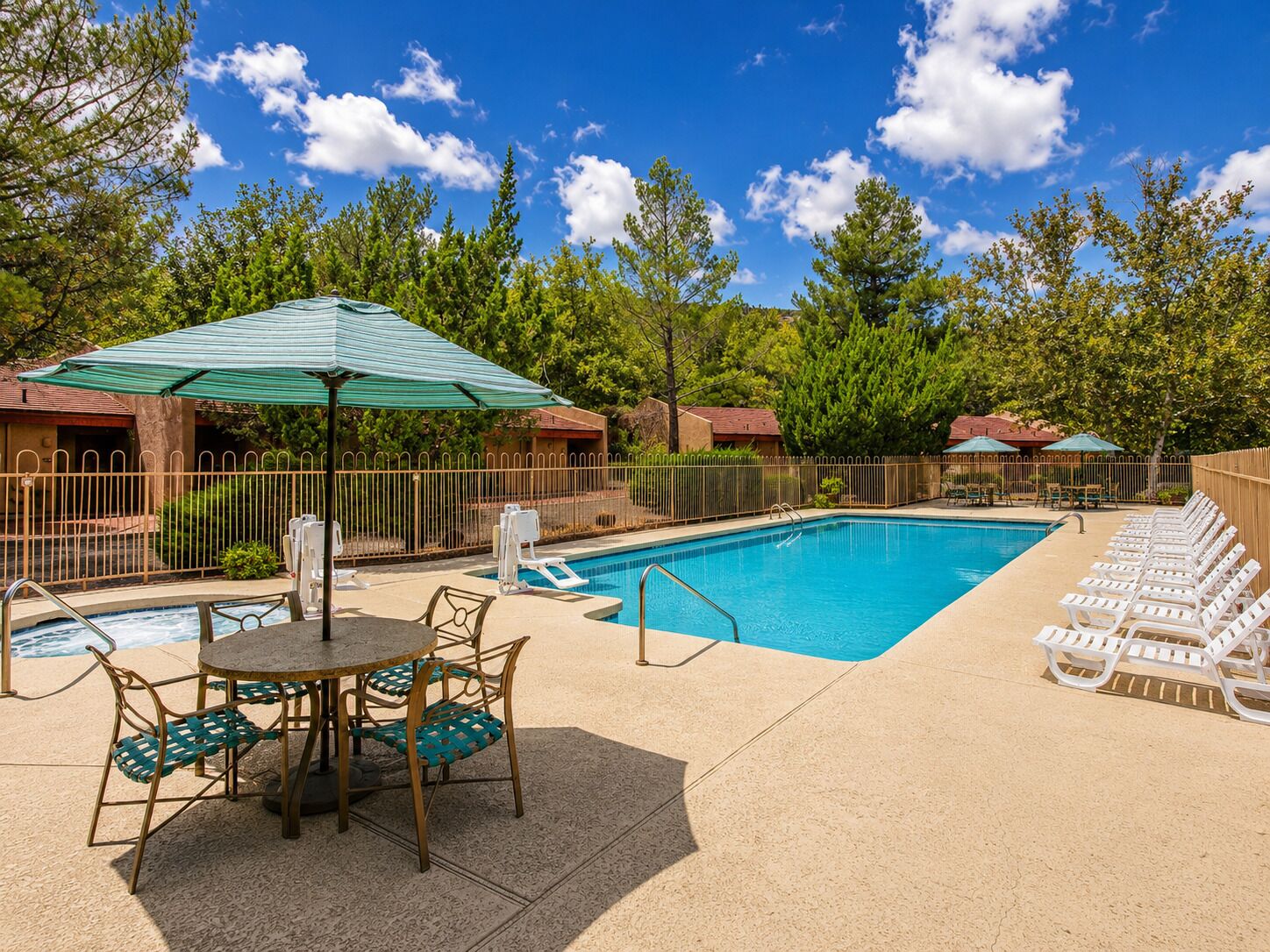 Seasonal outdoor pool
