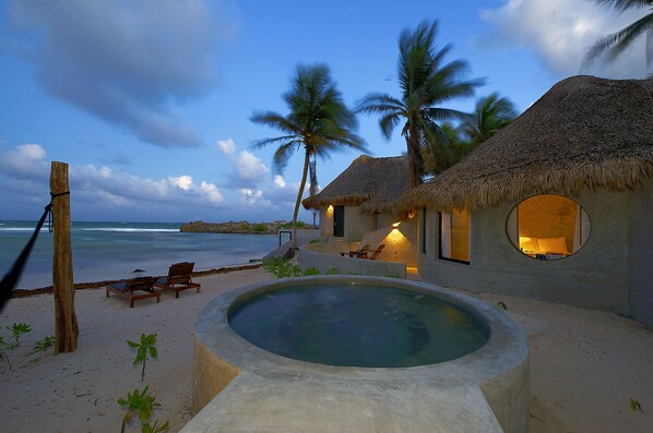 Oceanfront Two Double Beds Minipool - Maya Tulum by G Hotels (Tulum)