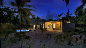 Mayan Villa House | Ropa de cama de alta calidad, minibar, caja fuerte y cortinas opacas