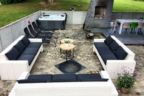 Terrace/patio - Luxurious Holiday Home in Courtil with bubble bath (Courtil)