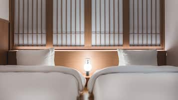 Family Twin | Premium bedding, down comforters, Select Comfort beds, soundproofing