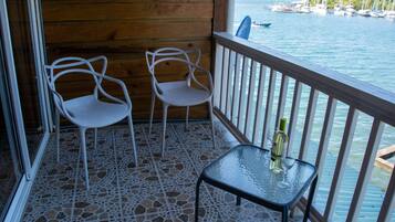 Basic Double Room, 1 Queen Bed, Partial Ocean View | View from room